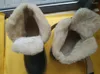 Stivali neve più taglia 34-44 2024 piattaforma donne scarpe inverno inverno alla caviglia impermeabile in pelliccia GH89J