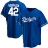 Beyzbol Formaları Jogging Giyim Jersey Dodgers Elite Edition 42# Robinson