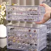 Multi-layer Jewelry Storage Box with Large Capacity Dustproof and Anti-oxidation Earring Box for Home Use 240430