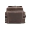 Taillezakken Crazy Horse Leather Male borsttas Heren Crossbody Cowhide Sling Messenger Moblie Telefoon Pocket Schouder