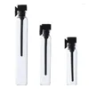 Storage Bottles 10PC 1/2/3ML Mini Glass Perfume Sample Vials Bottle Empty Laboratory Liquid Fragrance Test Tube Trial Portable Refillable