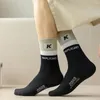 Dames sokken letter patchwork kleur trendy vrouwelijke enkel comfortabele buis trekking outfits dikke fitness sport joggen cool spul
