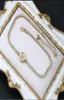 Luxe sieraden Nieuwe kettingschijf Knop Rhinestone Neck Chain Bracelet9512624