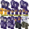 9 J.J. McCarthy Aaron Jones Justin Jefferson Football Jersey Addison Turner TJ Hockenson Harrison Smith Adrian Peterson Randy Moss CJ Ham Ivan Pace Jr Sam Darnold