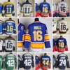 1967-1999 Film Retro CCM Hockey Trikotstickerei 16 Brett Hull 11 Brian Sutter 18 Tony Twist 44 Chris Pronger 77 Pierre Turgeon 99 Wayne Gretzky Vintage Trikots