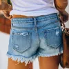 Jeans de femmes shorts denim sexy innombrables femmes femme de femme mode bas de poche pyjama pyjama sueur