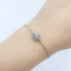 Sans cou pour la femme Swarovskis Bijoux appariés Angel Wheel Tireling Bracelet Femme Swallow Element Crystal Single Diamond Bracelet