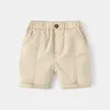 Shorts Boys' Casual Pants Wholesale Children's Fifth Baby Solid Color Slim-Fit Summer Delivery