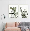 Sfondi Poster di foglie di piante verdi Stampa Eucalyptus Wall Art Tela di pittura Immagini per soggiorno Best Quote Decorazione per la casa J240505
