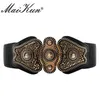 MaiKun Wide Belts for Women belt Designer Brand Elastic Belt High Quality 201117 268U