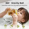 BC Babycare Kids Training Sippy Cup Gravity Ball Outdoor portátil portátil Dinossauro à prova de vazamento/garrafas de água Sling 240423