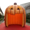 6mlx6mwx6mh (20x20x20ft) tente de citrouille gonflable artificielle pour décoration d'Halloween Tunnel de scène orange avec soufflant avec soufflant
