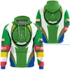 Hoodies masculins Africa Comoros Map Flag 3D imprimé pour hommes vêtements patriotiques Tracksuit National Emblem Sweats graphiques