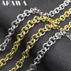 Correntes da moda colar de cadeia bizantina de lanterna de aço inoxidável na moda para homens colorido de cor de jóias masculinas de link machos de cor de prata colares de jóias