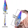 H D 120 mm Grand cristal Suncatcher Ab Rebing Facet Crystal Prisms Drop Pendant Rainbow Window Garden Hanging Decoration Gift 240430