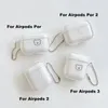 Pour AirPods Pro 2 Air Pods 3 écouteurs Airpod Bluetooth Accessoires de casque solide Silicone Couvre de protection mignon