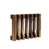 Zeepgerechten natuurlijke houten bamboe afwashouder opbergrek doos container voor bad douchebord badkamer drop levering huis gard dhv3q
