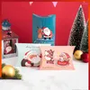 Embrulho de presente 50pcs/lote de christmas Candy Candy Box de papel de chocolate pequeno estilo de travesseiro