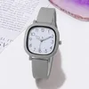 Wristwatches Square Big Dial Women Watches Multicolor Silicone Quartz Minimalist For Ladies Gift Female Clock 2024 Relogio Mujer