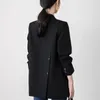 Frauenanzüge Inzkdg Schwarze kleine Anzug Jacke Frauen Blazer Top Freizeit 2024 Frühling Herbst koreanischer Stil High-End-Büro-Dame Kleidung