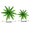 Decorative Flowers Simulated Wall Planting Material Green Flower Bouquet Arrangement Leaf Decoration