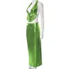 Sukienki robocze 10 zestawów sukien dla kobiet Summer 2024 Bandage Lace Up Backless Up Crop Top Maxi Spódnica Hurtowa Przedmioty Dwuczęściowe stroje S13132