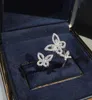 Mizaç Grace Out Out Butterfly Ring AAA Zircon S925 STERLING Gümüş Moda Lüks Marka Takıları Evlenerek Muhteşem2639954