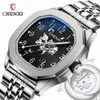 Chenxi/chenxi hand radium dezelfde heren mechanisch horloge waterdichte nachtgloed volledig automatisch mechanisch horloge