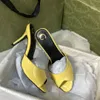 Sommer Mode Heels Damen Sandalen High Heeled 8 cm Schuhe Spitze Toesl Krista Schnalle Hochzeitskleidergurt echter Leder -Slipper