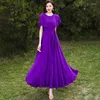 Abiti per feste donne Summer Purple Chiffon Dress Fashi