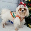 Hundklädklänning Bow Tie Mesh Princess Christmas For Dogs kjol Halloween Wedding Dresses York Clothes Pet