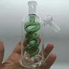 Szklany filtr łapacze popiołu 14 mm 18 mm cohakah Clear Bubbler Ashcatcher 45 stopni do palenia szklanego wody Bongs Oil Rigs