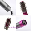 American Standard Plug Five in One Hot Air Blower Electric Comb Negativ Jon Rak hårborste Curling Iron Ceramic Rotating Hair Righteners D 7 JXCD