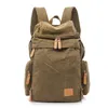 Backpack Fashion Classic Canvas Men's Tide Brand Casual Europeu e American Retro American Large Capacity Trend Travel Bag 193o