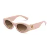 2024 NUEVA Marca de diseñador Gafas de sol de mujer Cat Eye Women tanto masculina como femenina de gafas de sol de estilo de alta gama de alta gama de moda