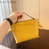Loeweweweee Bag Mini Flamenco Clutch in Nappa -Kalbsleder -Designer Damen Bag Bag Segl Straddle Bag Schwarz Weiß Gelb