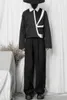 Vestes pour hommes Original Designer Couter 2024 Spring National Tide Marque Black and White Color Contrast Veste Loose Top