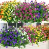 Dekoratif Çiçekler 28cm Gypsophila Buket Yapay Gül Çiçek Yeşillik Çalılar Bitkiler Sahte İç Mekan Açık Bitki Bahçe Dekoru