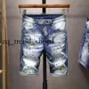 Shorts pour hommes Jeans Designer Jean Short Fashion Casual Slim Ripped Paint Zipper Patch D Lettre broderie short denim pour hommes Street Punk Blue 783