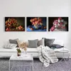 Wallpapers kleurrijke bloemen mooie decoratieve bloemen canvas posters muur kunst foto's woonkamer slaapkamer bar home decoratie j240505