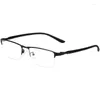 Lunettes de soleil Frames 54mm 2024 Titanium Alloy Man Square Glasses Cadre Office Optical Eyeglass 1076