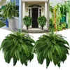 Decorative Flowers Simulated Wall Planting Material Green Flower Bouquet Arrangement Leaf Decoration