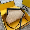 Rafia Crossbody Bag First Strawbag Designer Summer Luxury Cross Body Worki tkanin z dzianin Projektanci torebka torebka lady plażowa torba