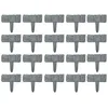 Teppiche 20 Stcs Garten Grenzkante graue Steineffekt Blumenbett DIY Dekor Yard Schilder mit 18x24 Buchstaben