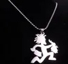 ship silver ICP Jewelry Fashion Stainless Steel Hatchetman Take Girls Heads Juggalette Pendant with 3mm 30 inch curb chain Ne7210876