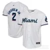 Marlins Jersey 22 42 3 Arraez 2 Chisholm Jr. Childrens Womens