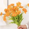 Kwiaty dekoracyjne sztuczny jedwabny kwiat realistyczny sztuczny łodyga do stolika domowego centralny punkt ślubny