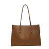 and Fashionable Minimalist Handheld Bag Large Capacity Underarm Shoulder with Versatile Texture Commuting Bucket