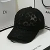 Ball Caps Women's Lace Hollow Flower Baseball Cap Summer Breathable Shade Sun Students Peaked Hat Outdoor Thin Fashion Accessories