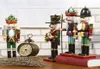 30 cm Nutcracker Puppet Soldiers Novely Artiklar Hemdekorationer för julkreativa ornament och Feative och Parry Xmas Gift229102544